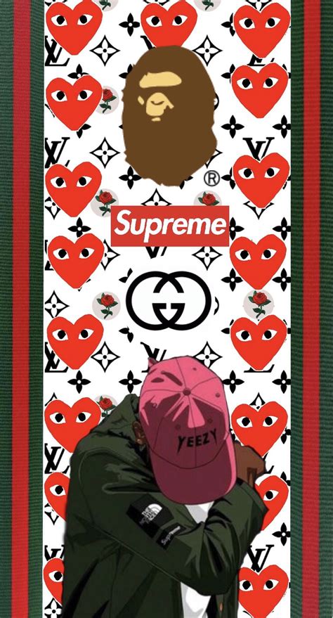 bape louis vitton supreme gucci bartsticker|supreme x louis vuitton.